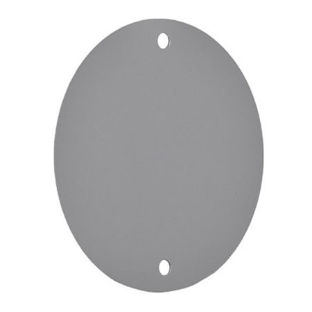 Hubbell ME GRY RND BLNK Cover RBC-4